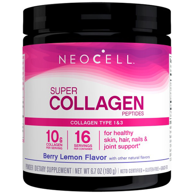 Super Collagen Peptides Berry Lemon Flav 190 Grams