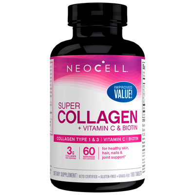 Super Collagen +C and Biotin 180 tablets