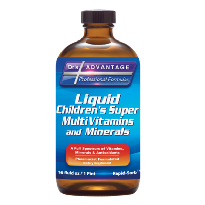 Liquid Children's Super Multivitamins & Minerals 473 Milliliters