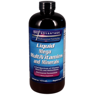 Liquid Mega MultiVitamins and Minerals 473 Milliliters