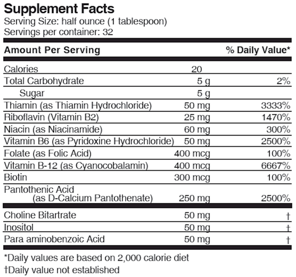 Product image for Liquid Ultra B-Complex.