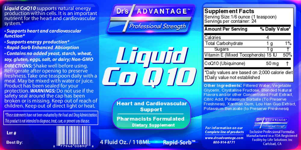 Product image for Liquid CoQ10.