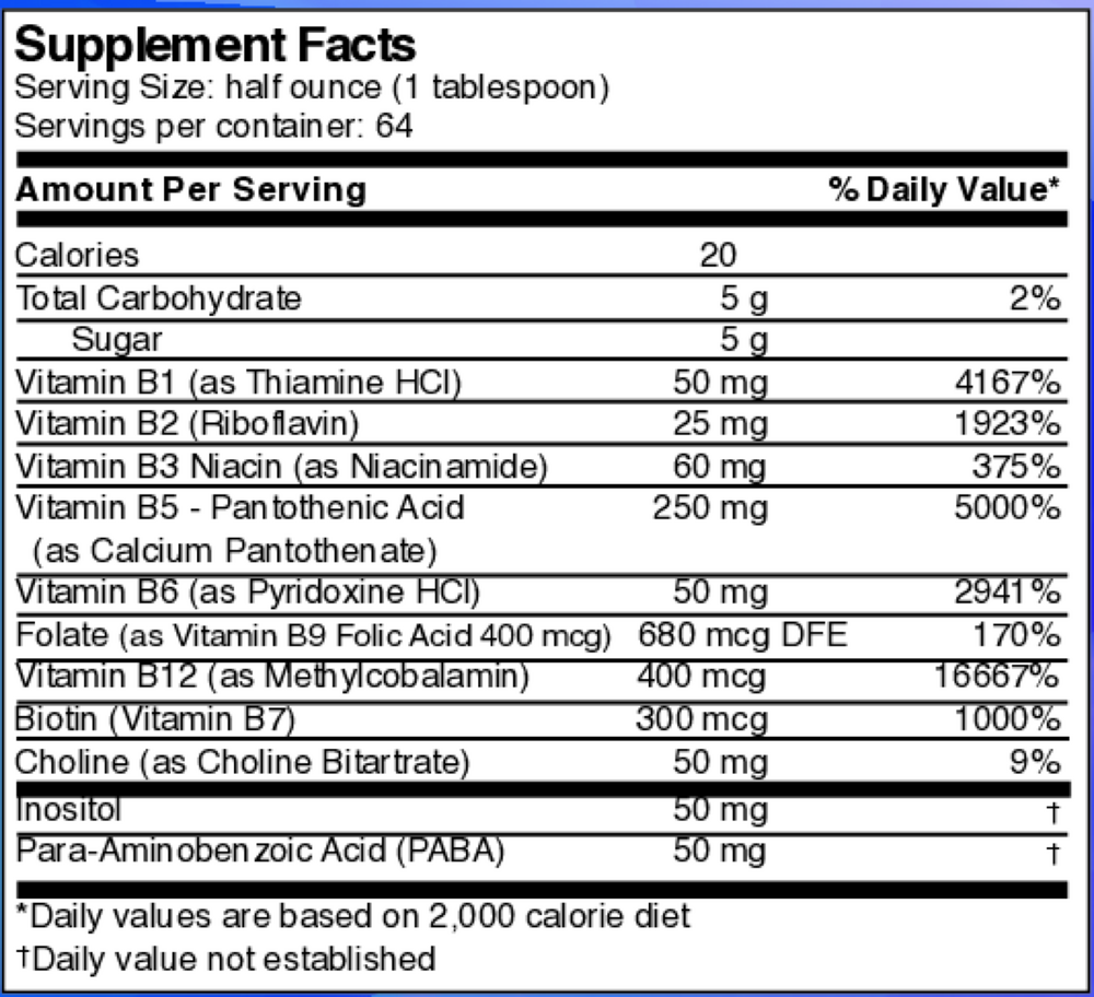 Product image for Liquid Ultra B-Complex.