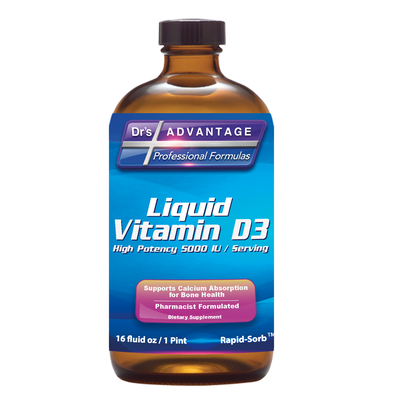 Liquid Vitamin D3 16 Ounces