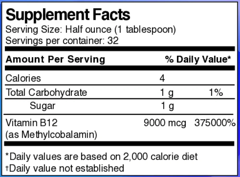 Product image for Liquid Vitamin B12 Triple Strength.