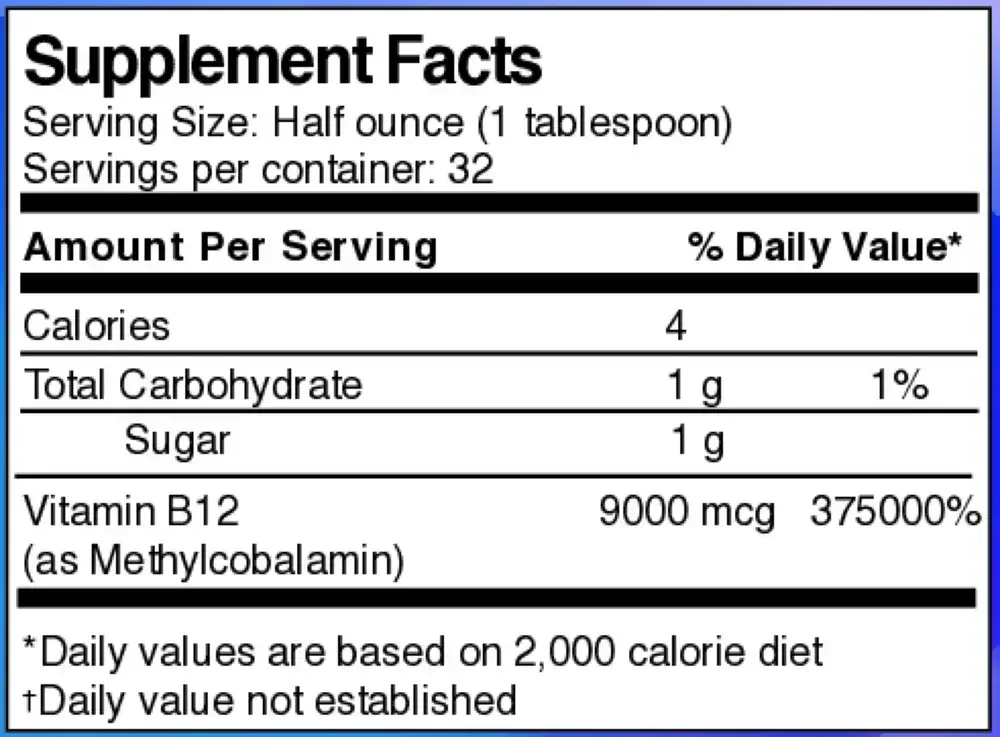 Product image for Liquid Vitamin B12 Triple Strength.