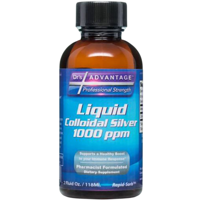 Liquid Colloidal Silver 1,000ppm 59.14 Milliliters