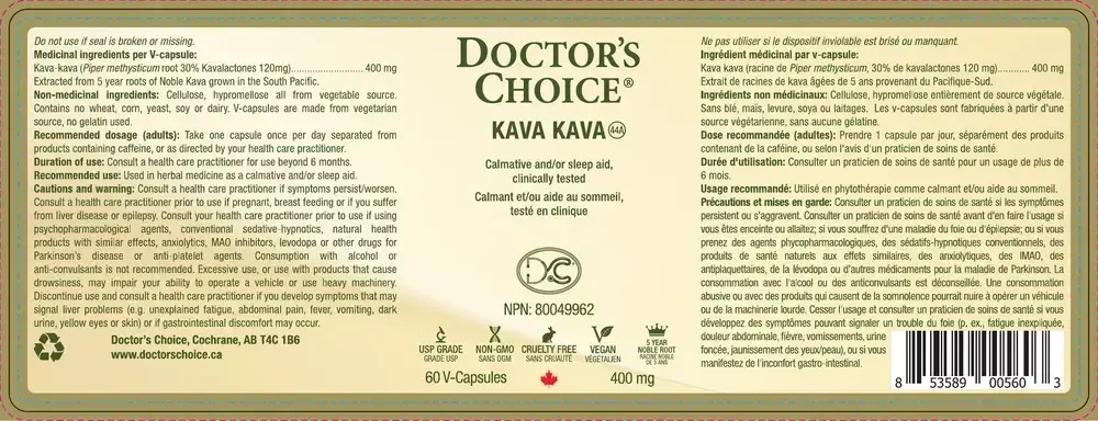 Product image for KAVA KAVA 400mg.