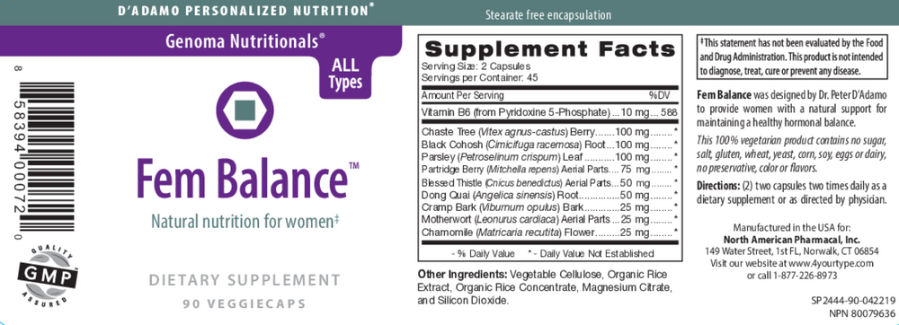 Product image for Fem Balance.