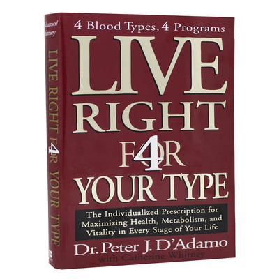 Live Right 4 Your Type Book