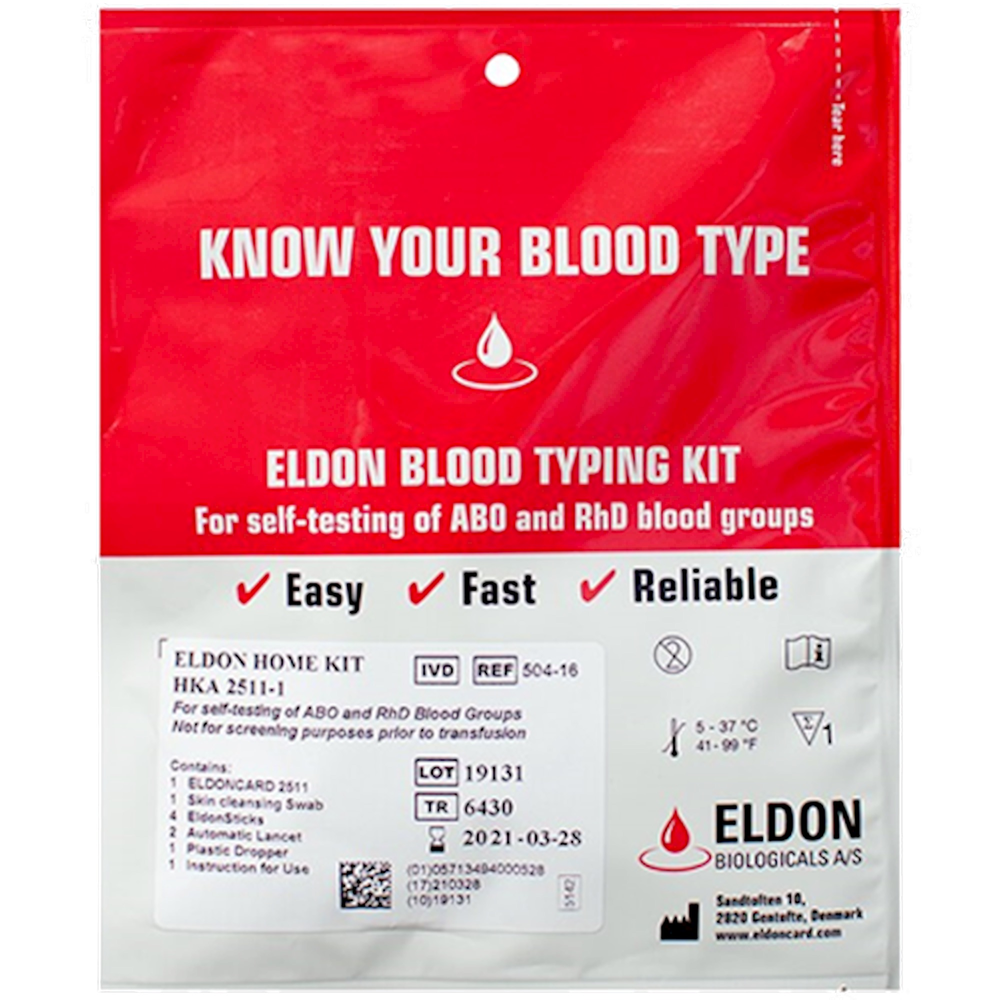 Home Blood Type Testing Kit product image