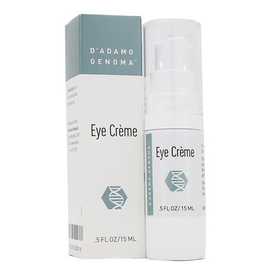 Genoma Skin Care - Eye Creme (0.5 Ounce) by D'Adamo Personalized Nutrition
