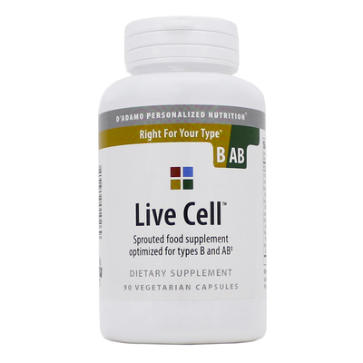 Live Cell Sprouted Food Complex (Type AB/B) 90 capsules