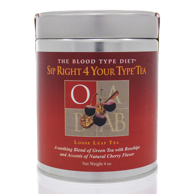 Sip Right 4 your Type Tea (Type O) Loose Leaf Tea 4 Ounces