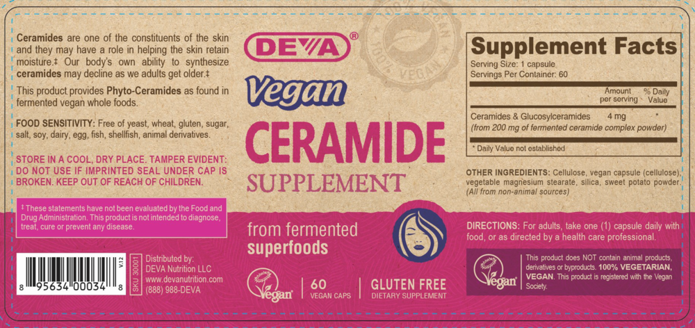 Product image for Vegan Ceramide Skin Supplement.