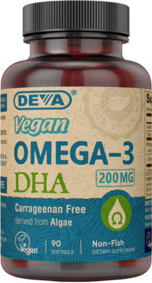 Vegan DHA (Algae) 200mg 90 Softgels