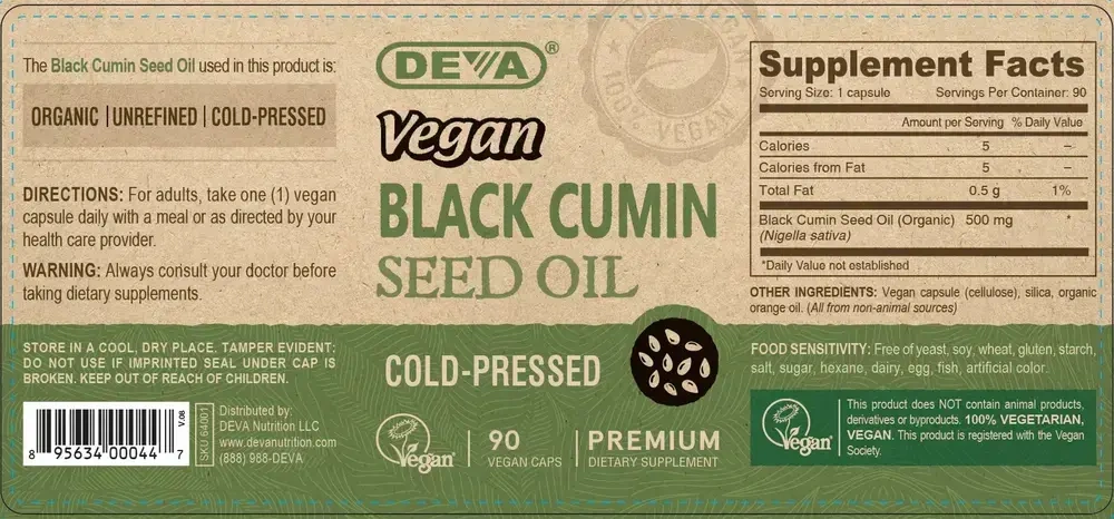 Product image for Black Cumin Seed Oil 500mg.