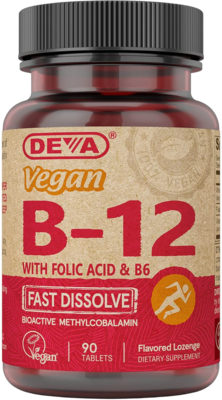 Vegan Vitamin B-12 (Fast Dissolve) - 1000mcg 90 tablets Vegan Vitamin B-12 (Fast Dissolve) - 1000mcg 90 tablets