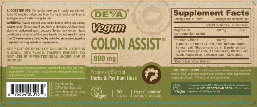 Product image for Vegan Colon Assist.