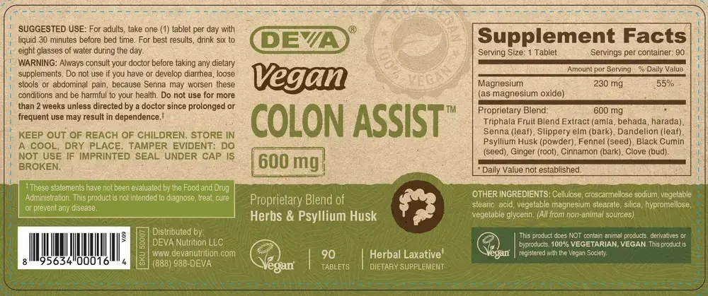Product image for Vegan Colon Assist.