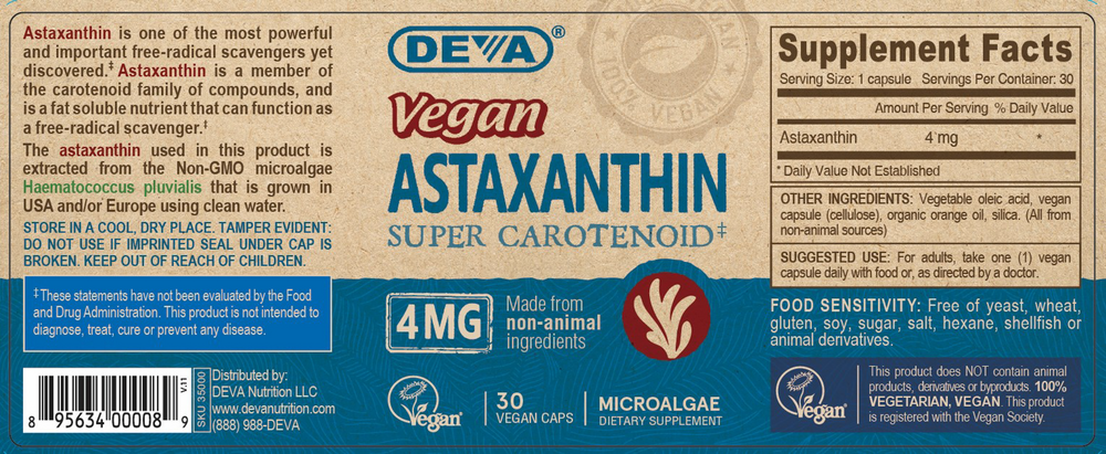 Product image for Vegan Astaxanthin.