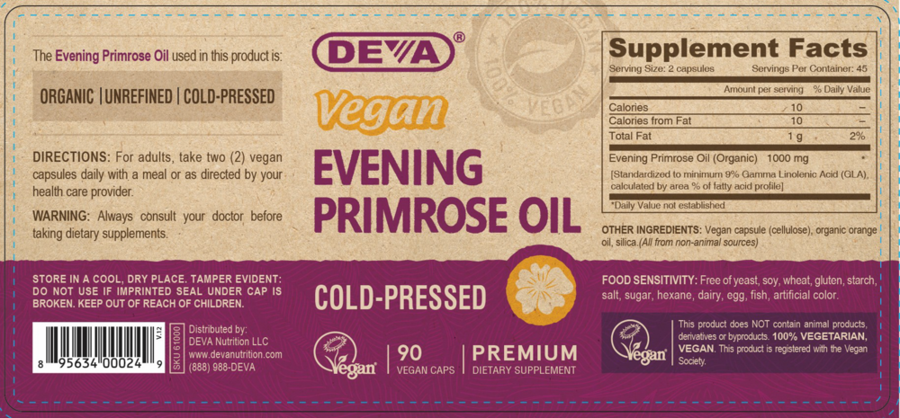 Product image for Vegan Evening Primrose Oil.