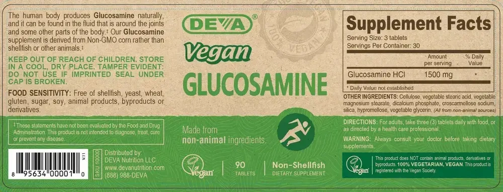 Product image for Vegan Glucosamine.