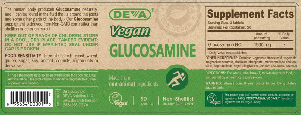 Product image for Vegan Glucosamine.