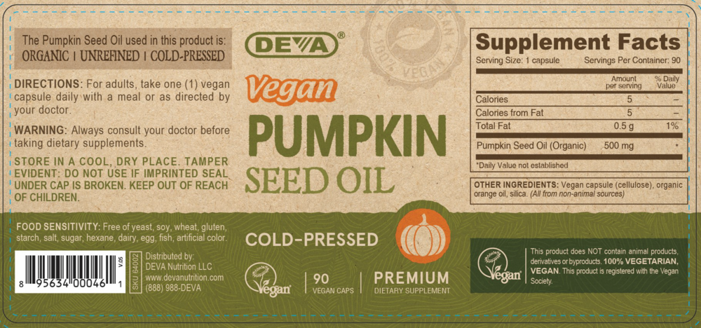 Product image for Vegan Pumpkin Seed Oil.