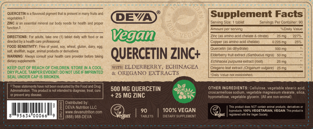 Product image for Vegan Quercetin Zinc+.