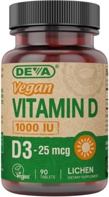 Vegan Vitamin D3 1000 IU 90 tablets