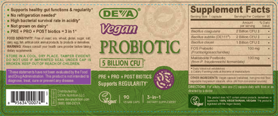 Vegan Probiotic with Probiotics/Postbiotics product image