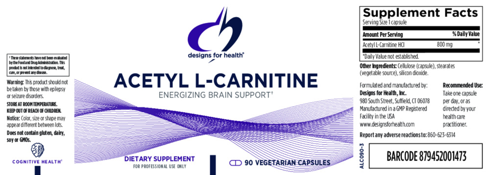 Product image for Acetyl L-Carnitine 800mg.