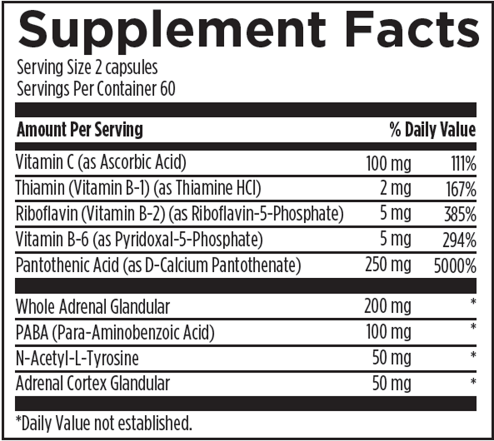 Product image for Adrenal Complex.