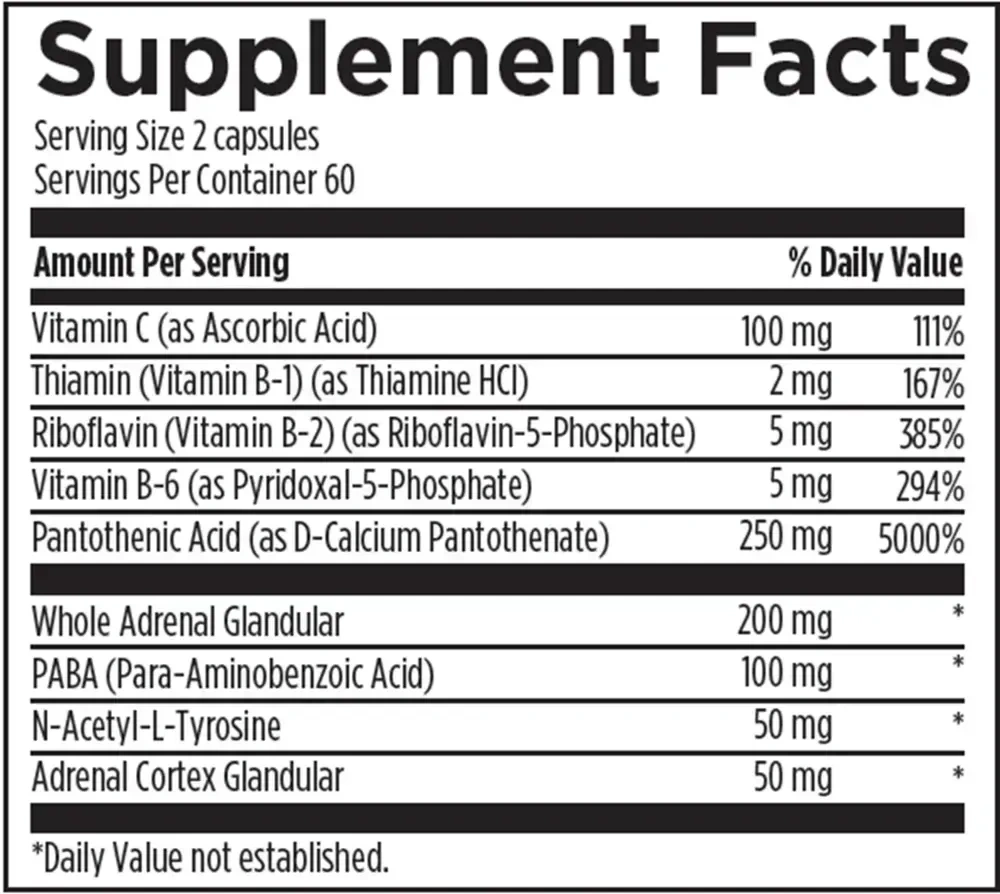 Product image for Adrenal Complex.