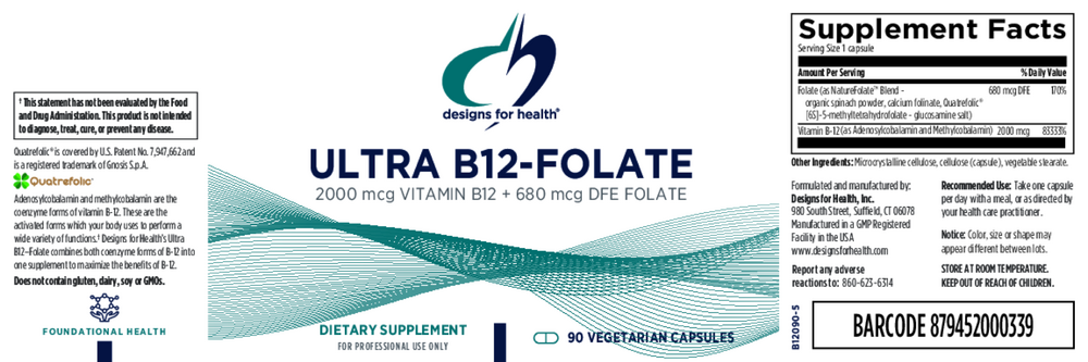 Product image for Ultra B12-Folate.