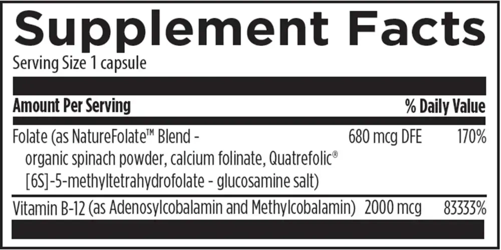 Product image for Ultra B12-Folate.