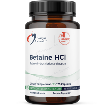 Betaine HCL(with pepsin) 750mg 120 capsules