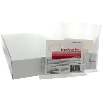 Brain Power Sours (Raspberry) 10 bags