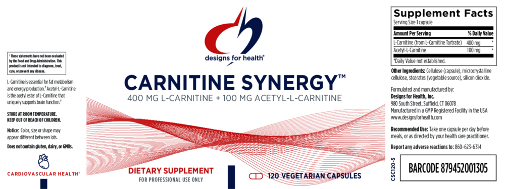 Product image for Carnitine Synergy.