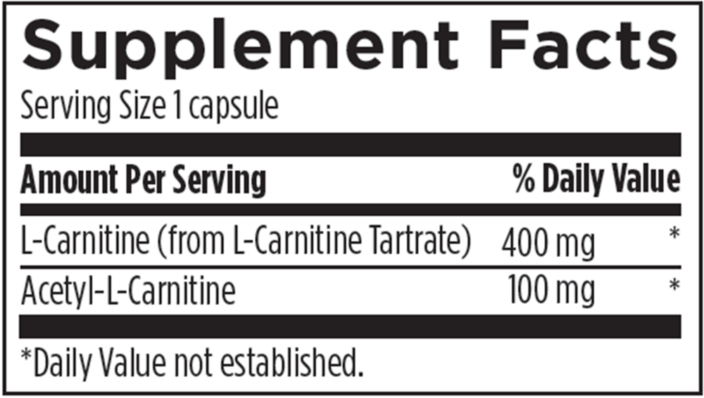 Product image for Carnitine Synergy.