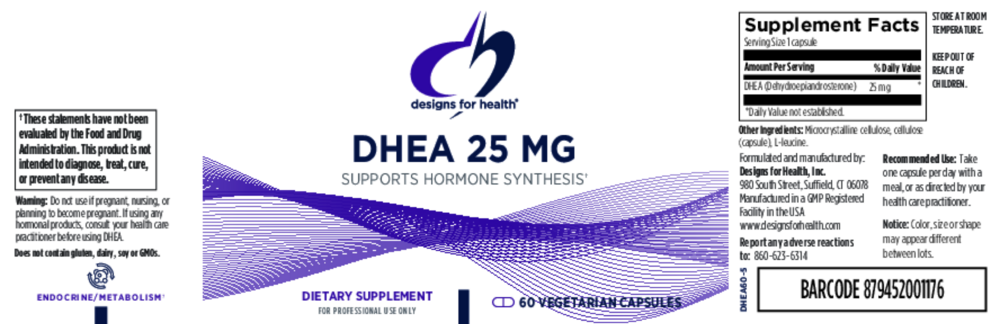 Product image for DHEA 25mg.