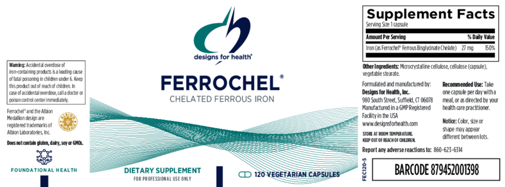 Product image for Ferrochel Iron Chelate.