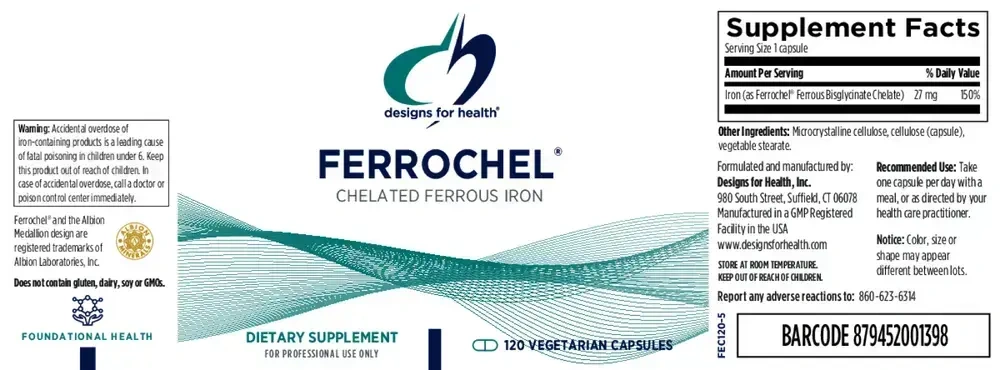 Product image for Ferrochel Iron Chelate.