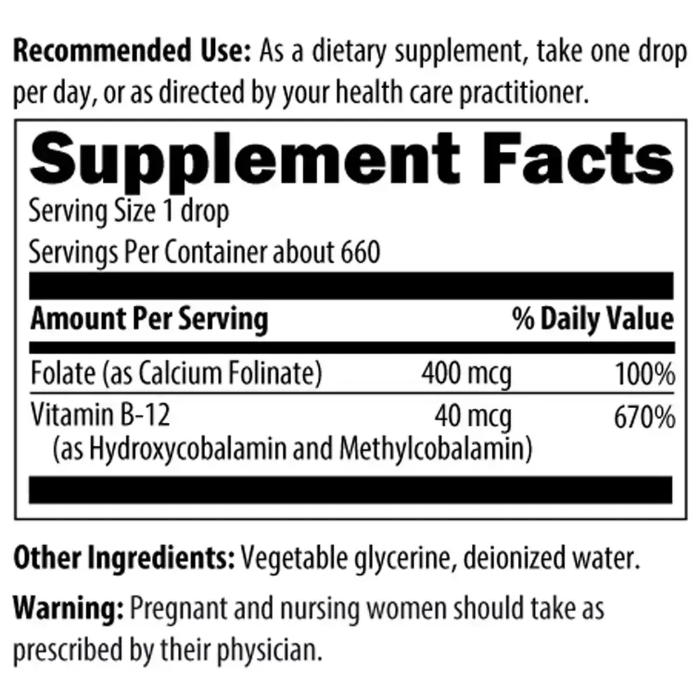 Product image for Super Liquid Folate.