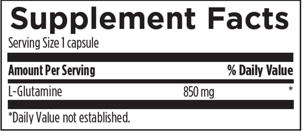Product image for L-Glutamine 850mg.
