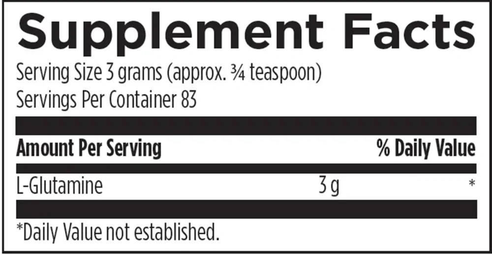 Product image for L-Glutamine Powder.