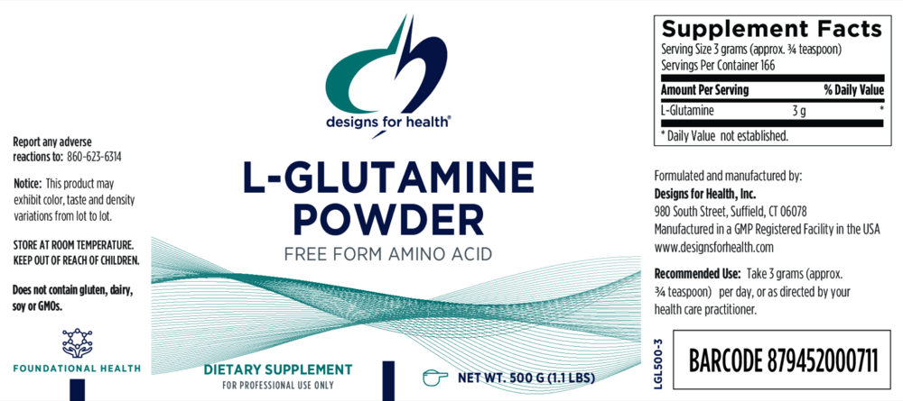 Product image for L-Glutamine Powder.