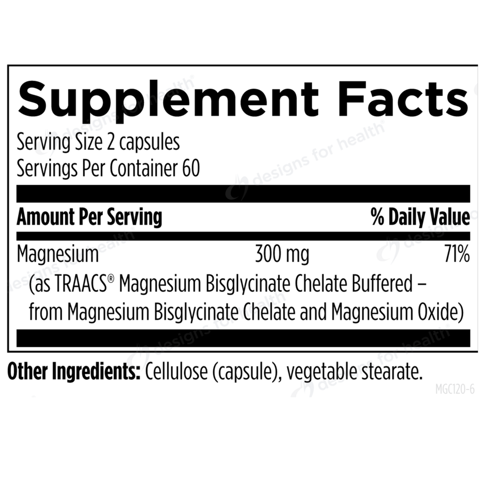Product image for Magnesium Glycinate Complex (formerly Magnesium Buffered Chelate).