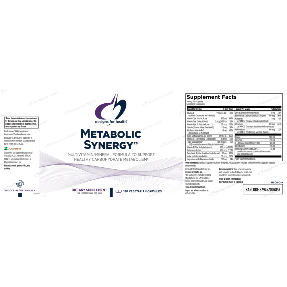 Product image for Metabolic Synergy™.